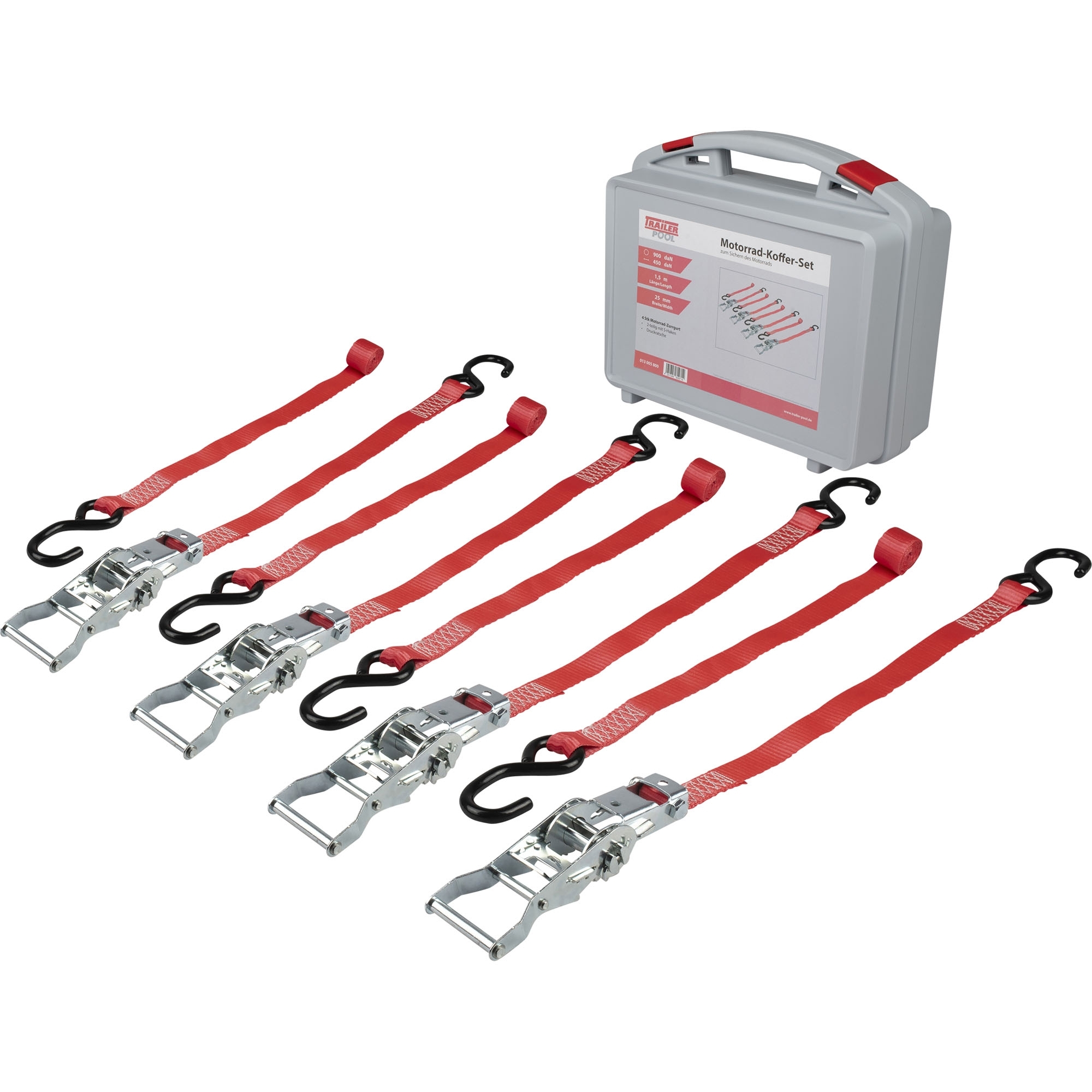 Motorrad-Zurrgurt Kofferset