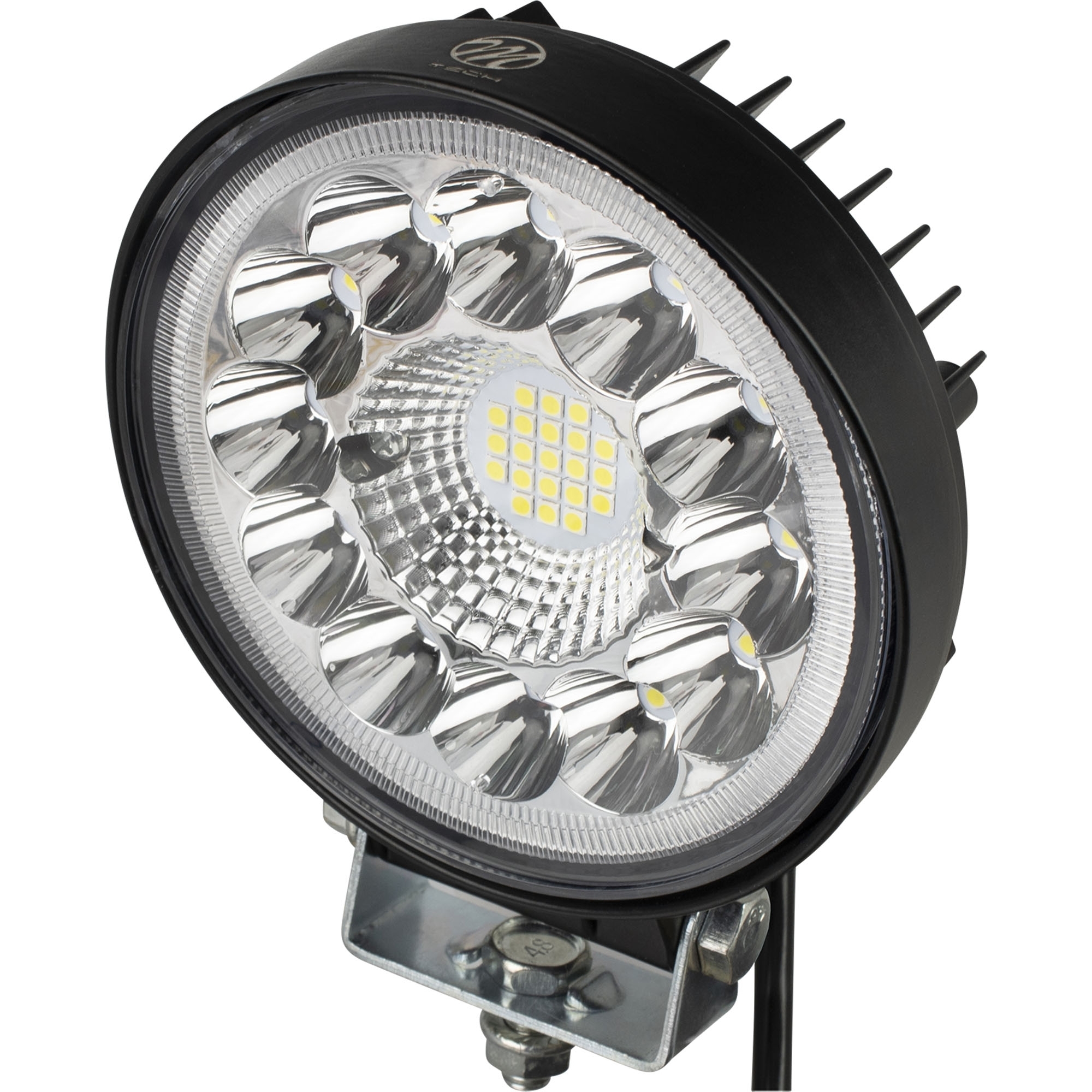 Arbeitsscheinwerfer LED, 2590 lm, 10 bis 30 V, 33 W, Flut/Spot