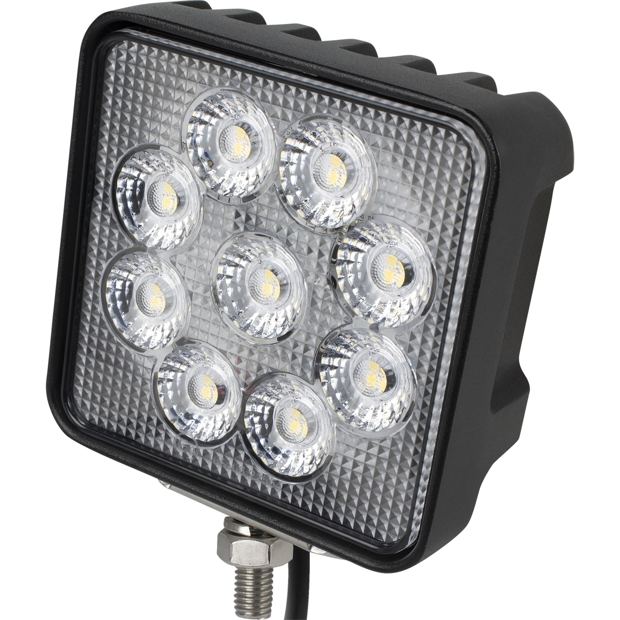 Arbeitsscheinwerfer LED, 6840 lm, 10 bis 32 V, 54 W, Flut, DS