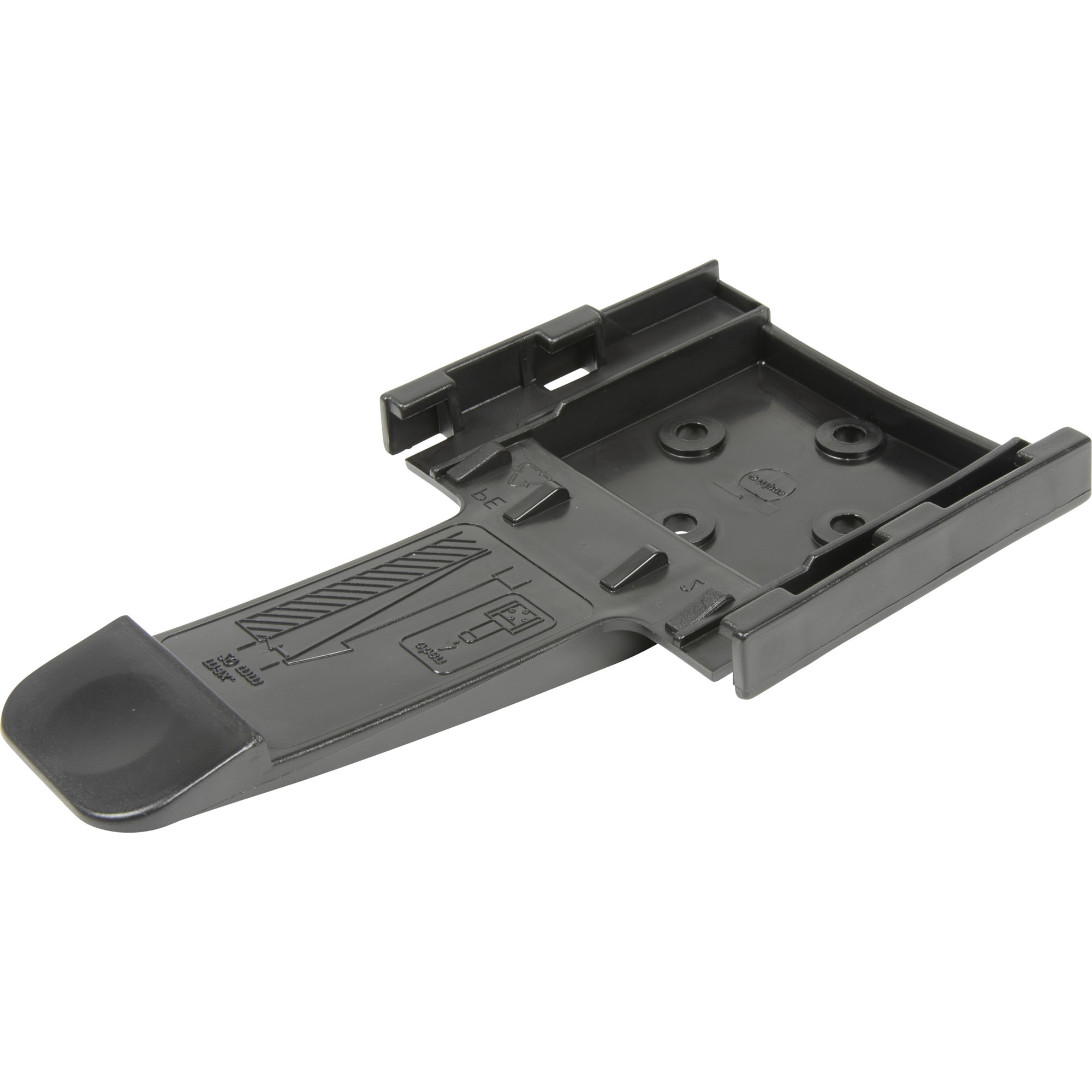 Halter für Unterlegkeil, Kunststoff, schwarz