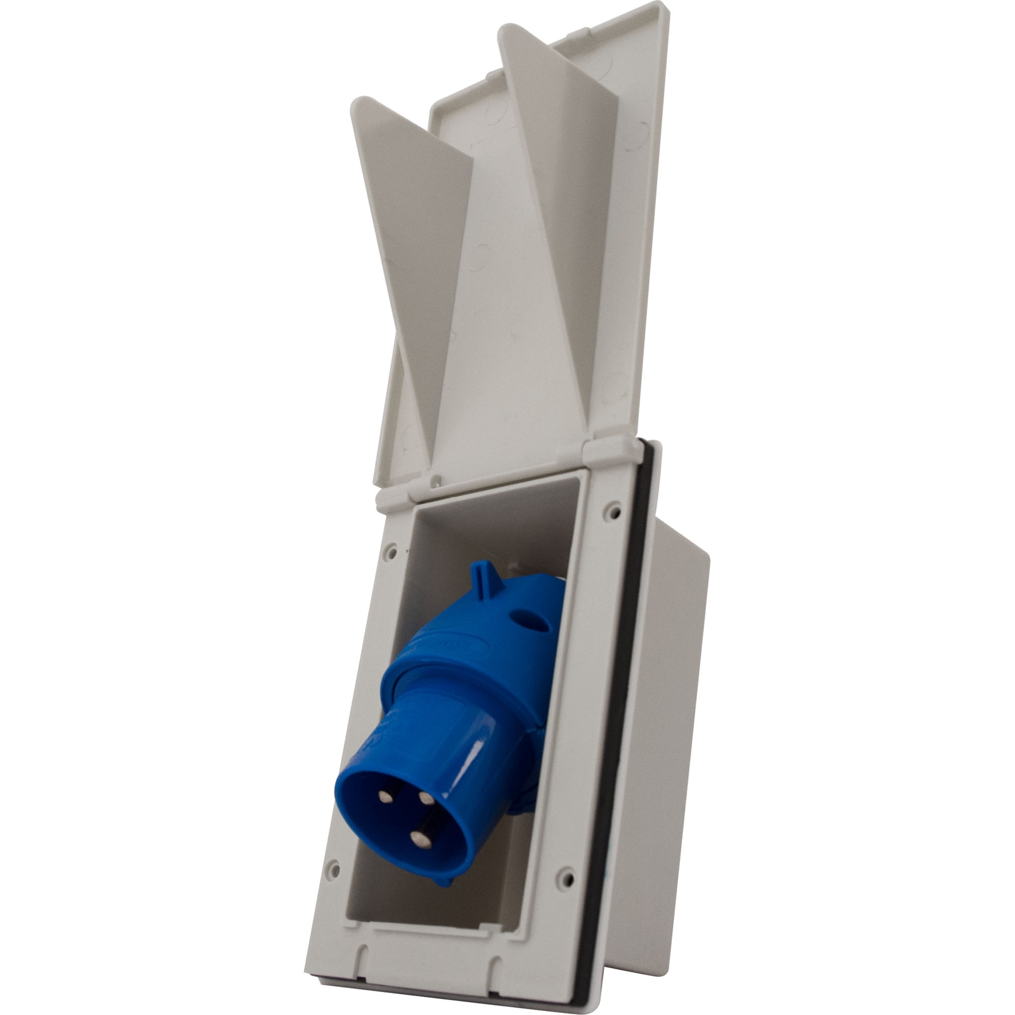 CEE-Einspeisungsstecker, einklappbar, 230 V, 16 A