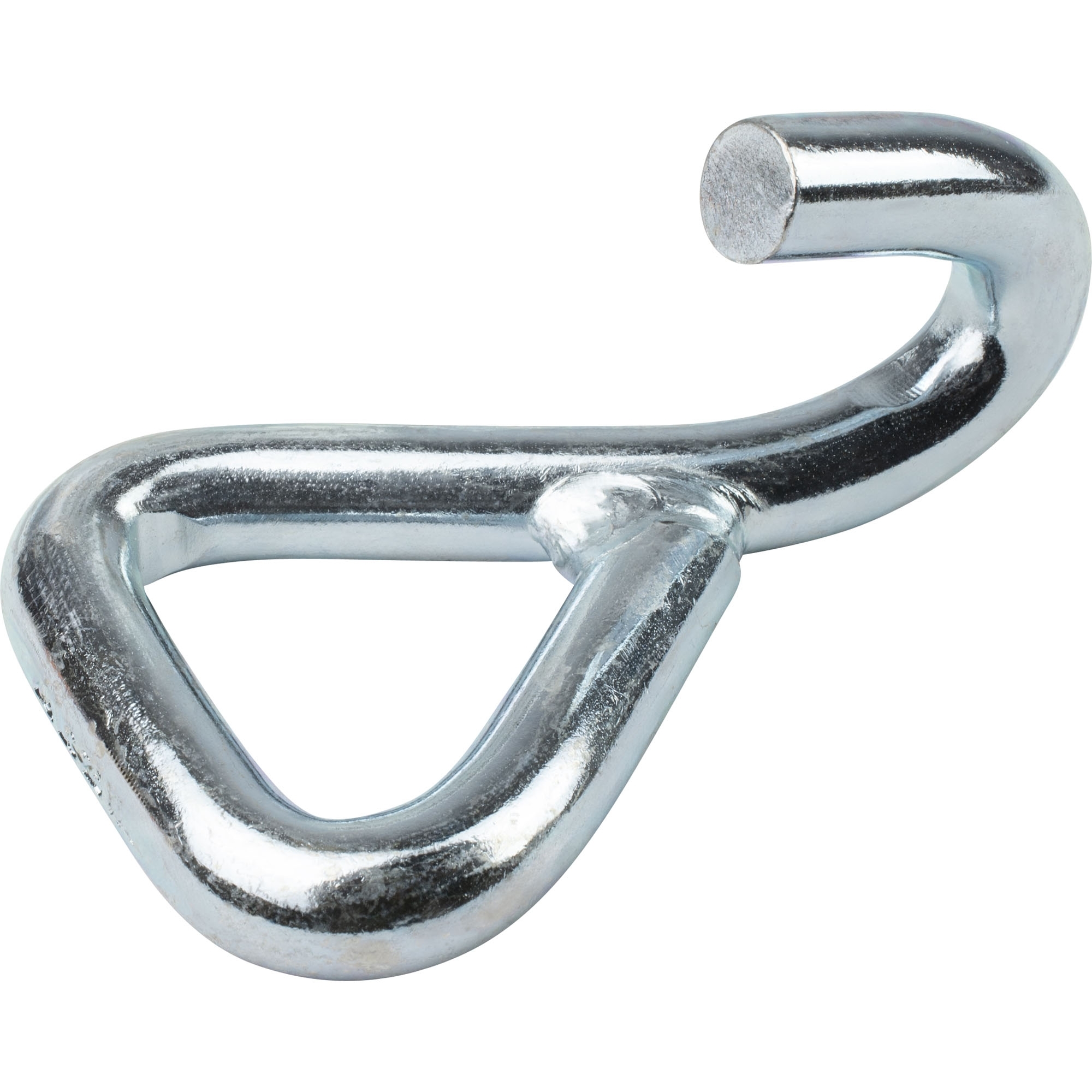 Triangelspitzhaken für Gurtband 50 mm, HakenØ 15mm