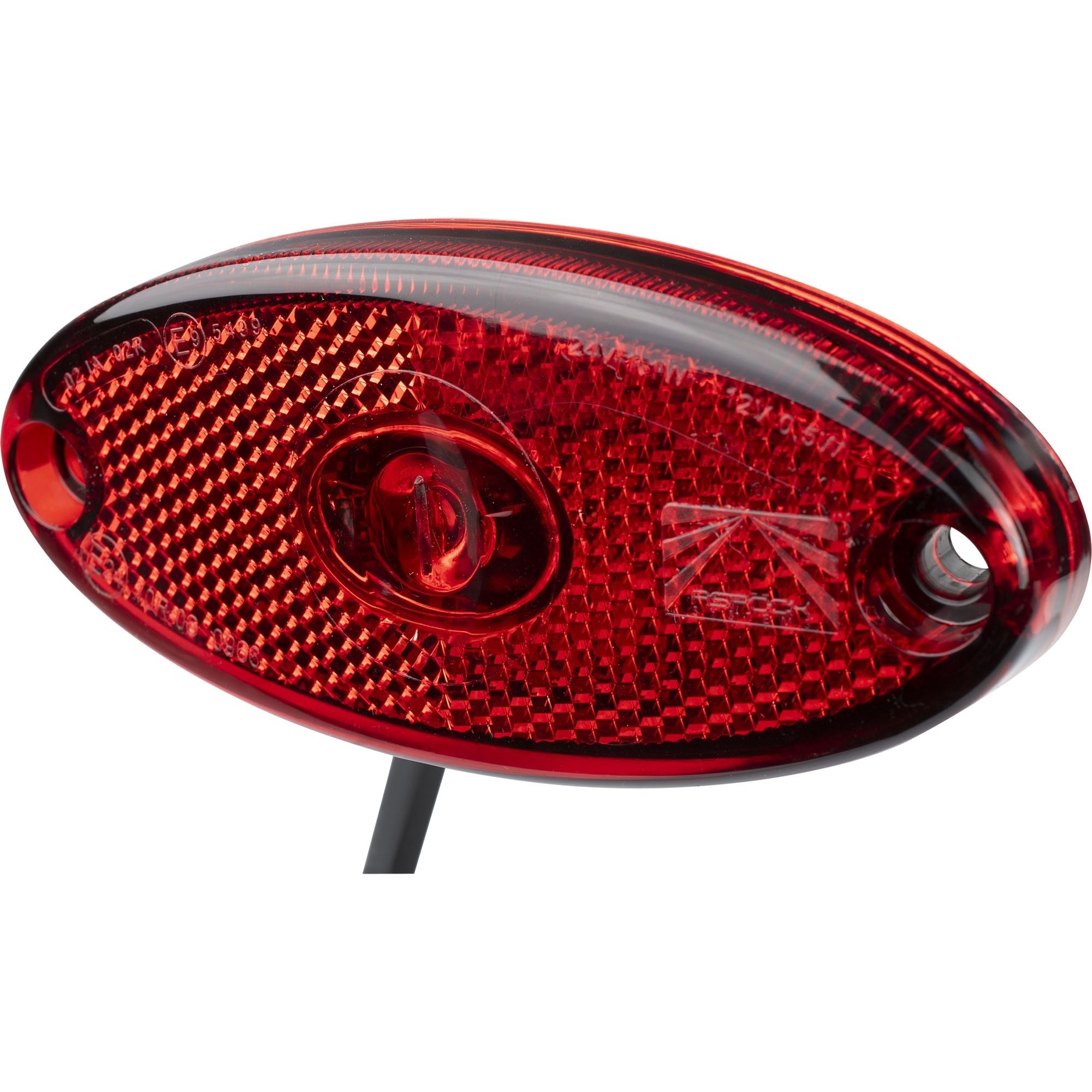 Begrenzungsleuchte Aspöck Flatpoint 2 LED, rot, DC-Kabel