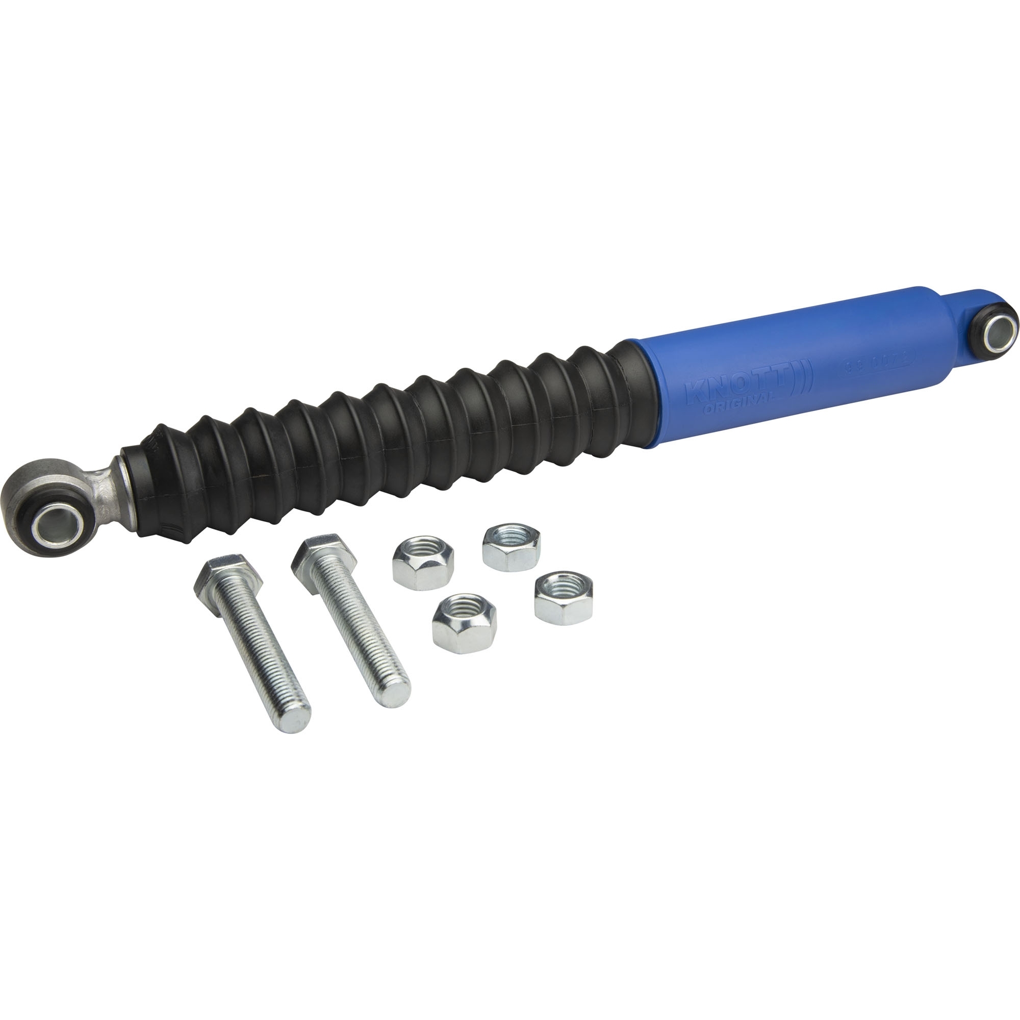 Radstoßdämpfer Knott, Achslast 1800 kg, blau