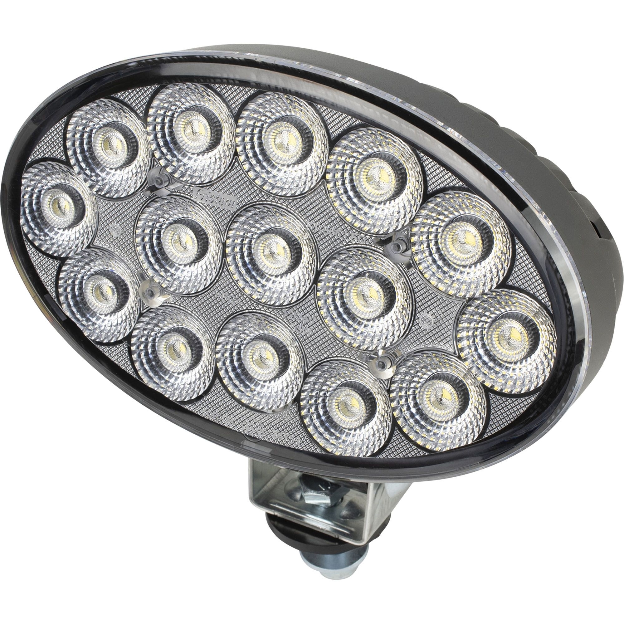 Arbeitsscheinwerfer LED, 6200 lm, 12 bis 32 V, 53 W, Flut