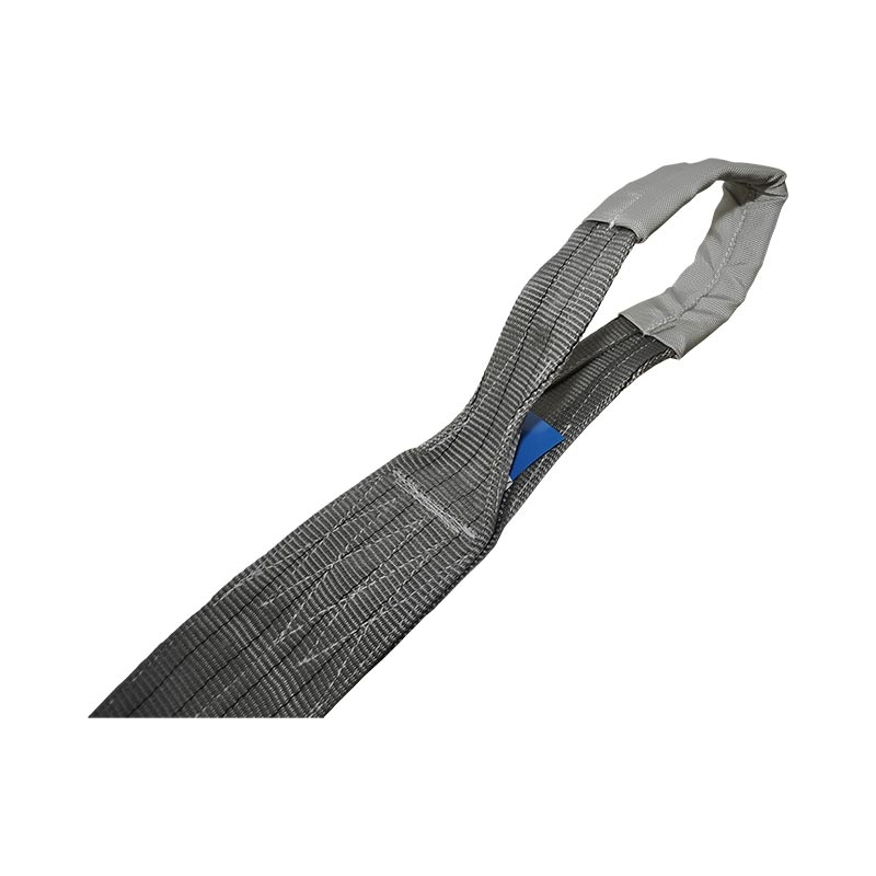 Euro-Hebeband 4000 kg, L 10000 mm, B 120 mm, grau
