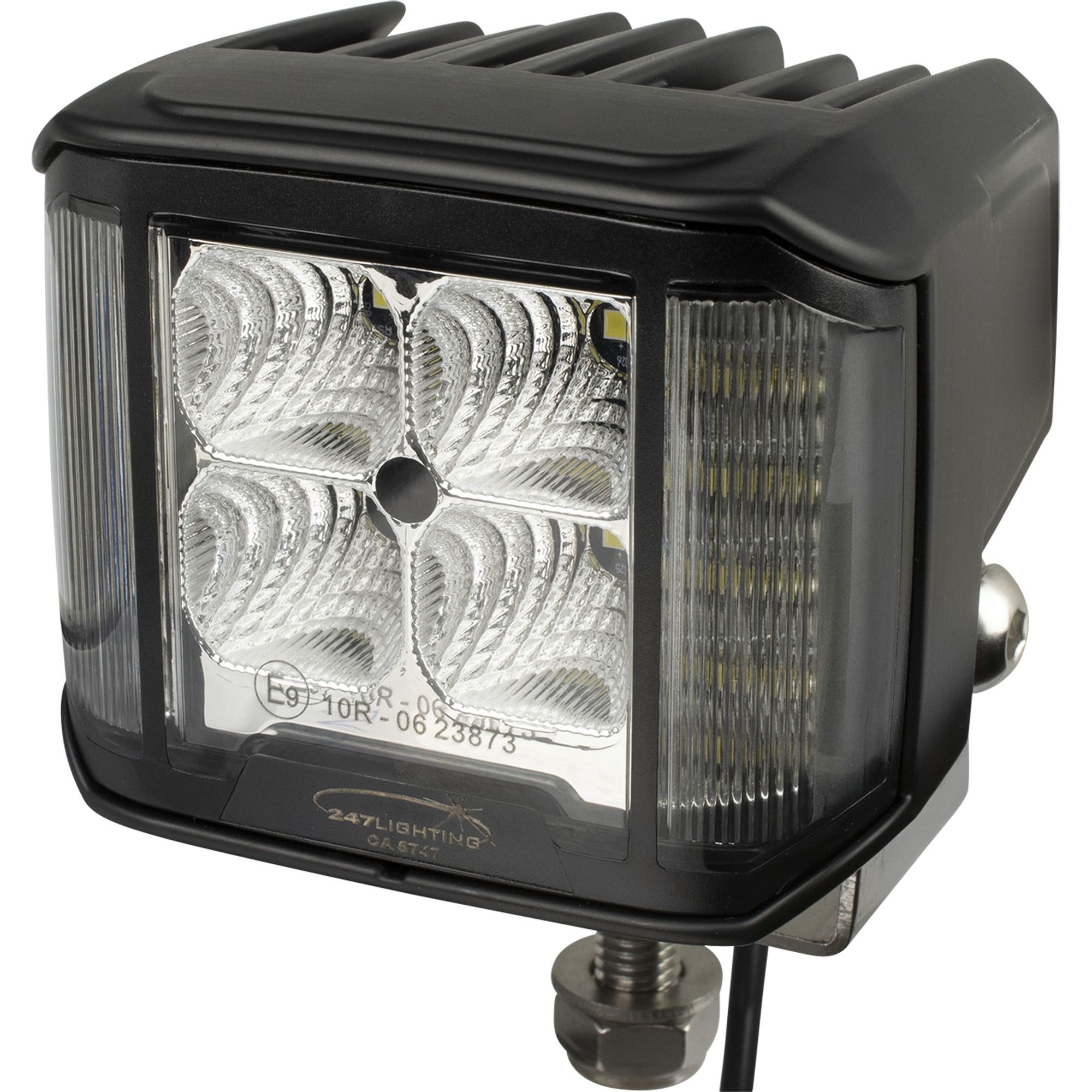 Arbeitsscheinwerfer LED, 3960 lm, 10 bis 30 V, 36 W, Flut, 180°